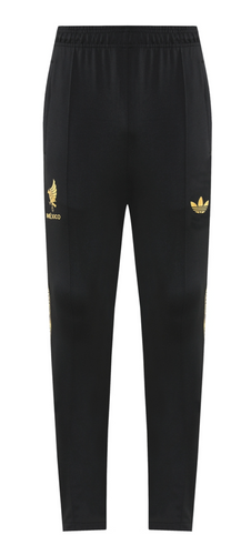 Mexico 2025 Men's Gold Black Long Zip Jacket