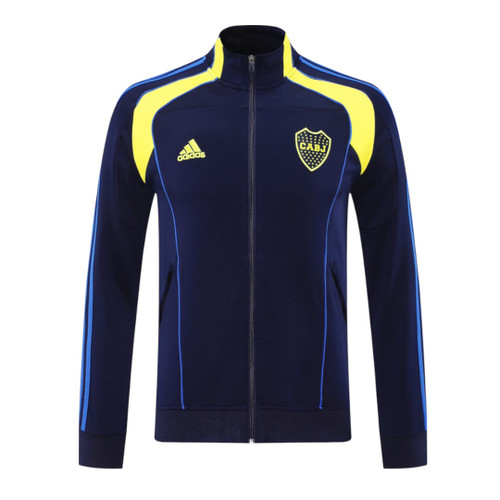 Boca Juniors 25/26 Men's Navy Long Zip Jacket