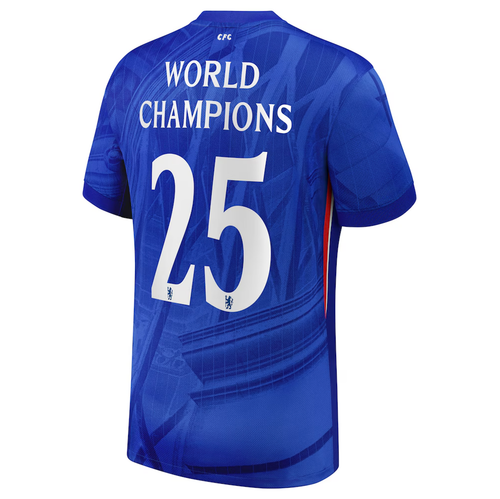 WORLD CHAMPIONS #25 Chelsea 25/26 Stadium Men's Home Shirt