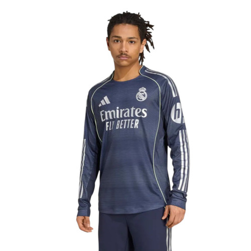 MBAPPÉ #10 Real Madrid 25/26 Authentic Men's Away Long Sleeve Shirt