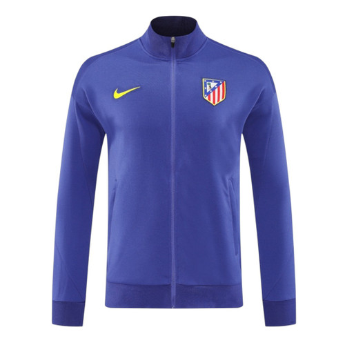 Atletico Madrid 25/26 Men's Blue Long Zip Jacket