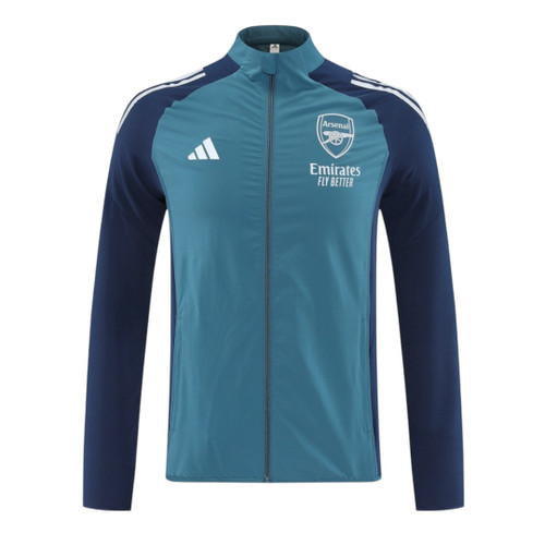 Arsenal 25/26 Men's Navy Long Zip Windbreaker