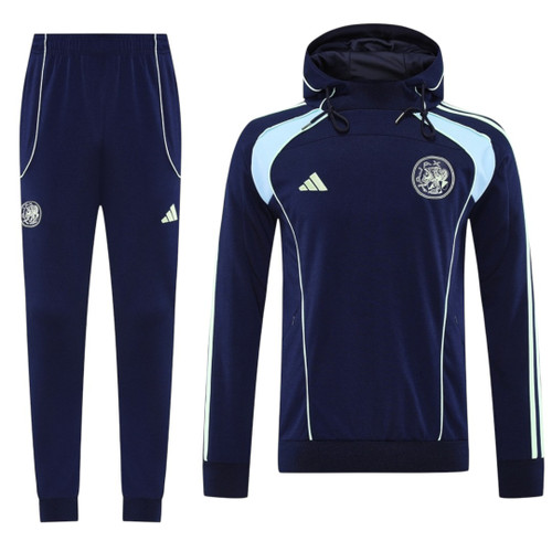 Ajax 25/26 Men's Navy Hoodie Tracksuit