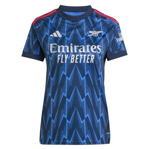 ØDEGAARD #8 Arsenal 25/26 Women's Away Shirt - Arsenal Font