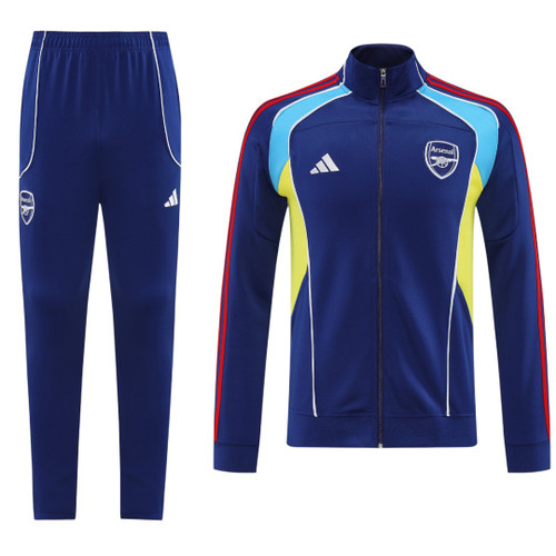 Arsenal 25/26 Men's Blue Long Zip Jacket