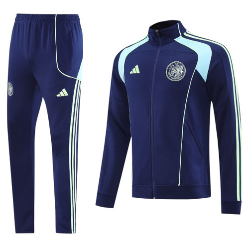 Ajax 25/26 Men's Navy Long Zip Jacket