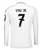 VINI JR #7 Real Madrid 24/25 Men's Home Long Sleeve Shirt