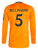 BELLINGHAM #5 Real Madrid 24/25 Men's Away Long Sleeve Shirt