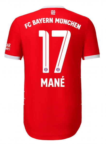 MANÉ #17 Bayern Munich 22/23 Authentic Men's Home Shirt
