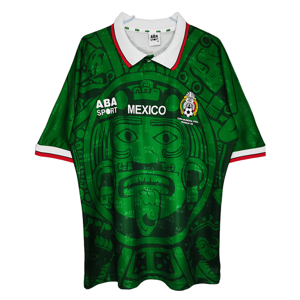 Mexico 1998 Men's Home Retro Shirt