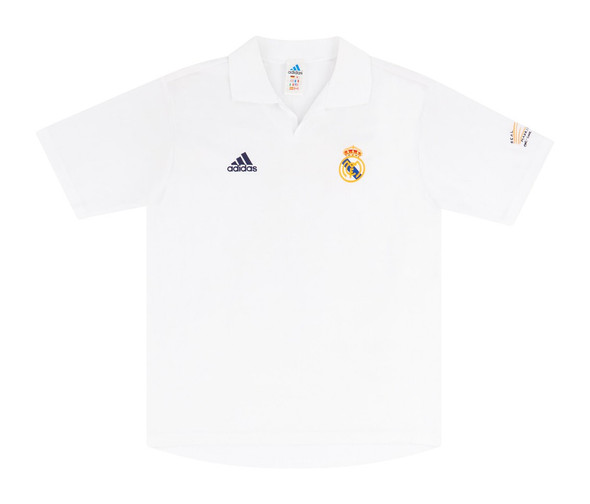 Real Madrid 01/02 Men's Anniversary Home Retro Shirt
