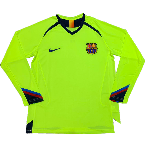 Barcelona 05/06 Men's Away Retro Long Sleeve Shirt