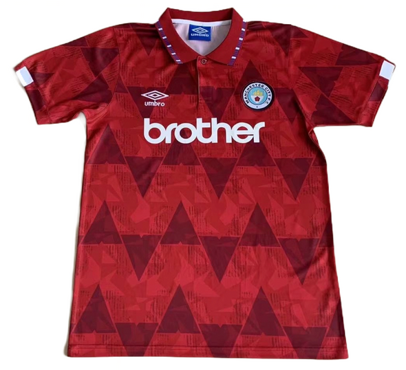 Manchester City 90/92 Men's Away Retro Shirt