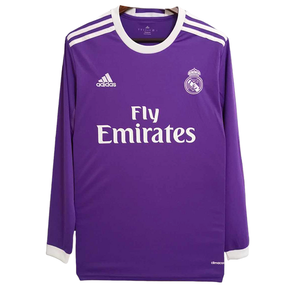Real Madrid 16/17 Men's Away Retro Long Sleeve Shirt