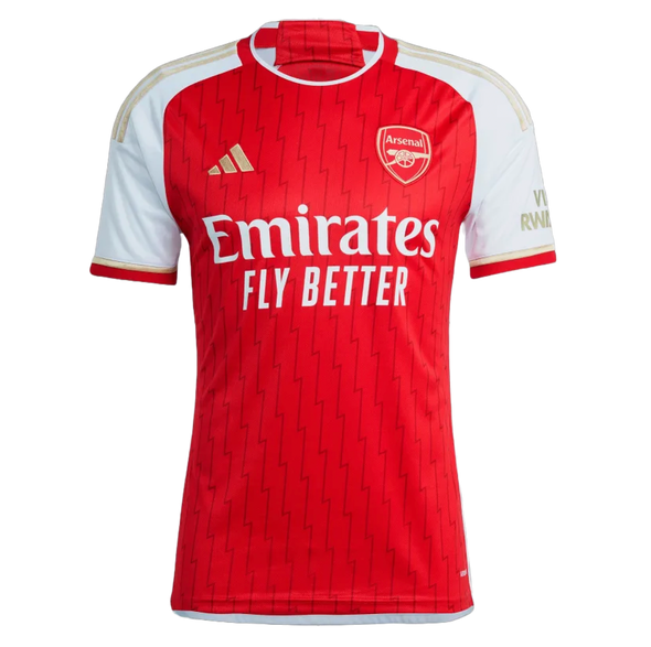 ØDEGAARD #8 Arsenal 23/24 Stadium Men's Home Shirt - Arsenal Font