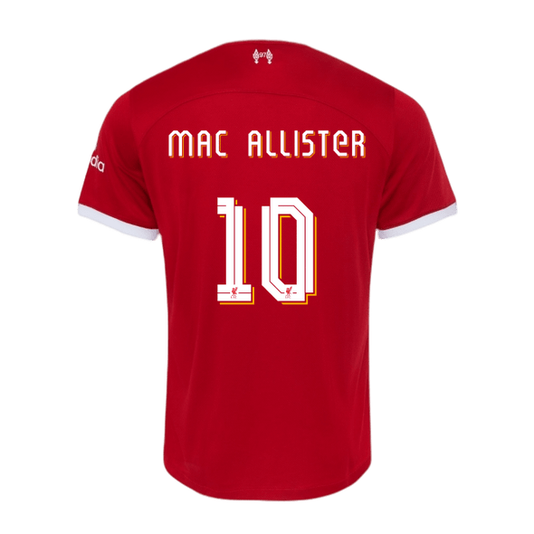 MAC ALLISTER #10 Liverpool 23/24 Authentic Men's Home Shirt - LFC Font