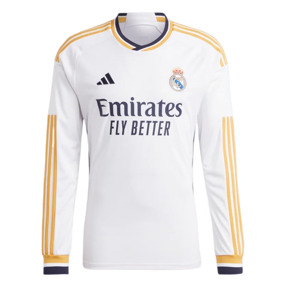 Real Madrid 23/24 Men's Home Long Sleeve Shirt
