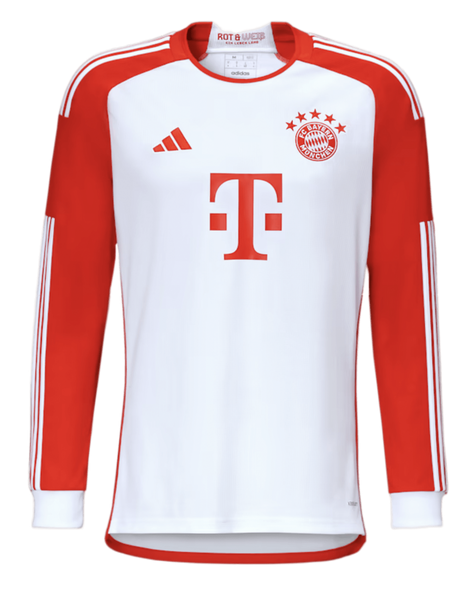 GORETZKA #8 Bayern Munich 23/24 Men's Home Long Sleeve Shirt