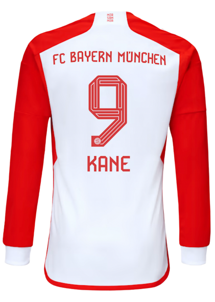 KANE #9 Bayern Munich 23/24 Men's Home Long Sleeve Shirt
