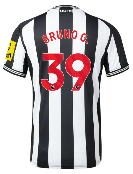 BRUNO G. #39 Newcastle United 23/24 Authentic Men's Home Shirt - PL Font