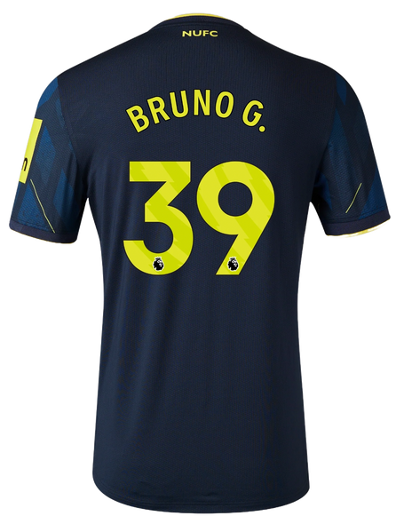 BRUNO G. #39 Newcastle United 23/24 Authentic Men's Third Shirt - PL Font
