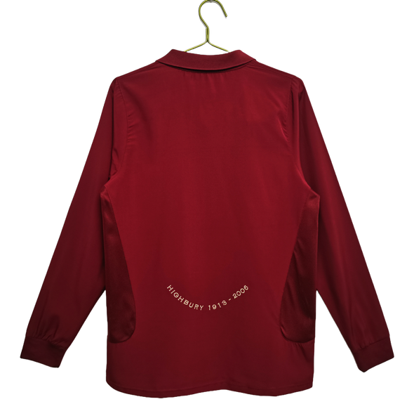 Arsenal 05/06 Men's Home Retro Long Sleeve Shirt