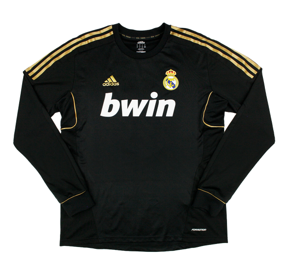 Real Madrid 11/12 Men's Away Retro Long Sleeve Shirt
