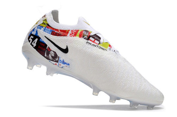 Nike Phantom GX Elite FG Football Boots - White/Multicolor