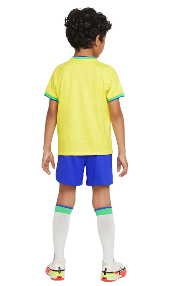 Brazil 2024 Kid's Home Shirt and Shorts