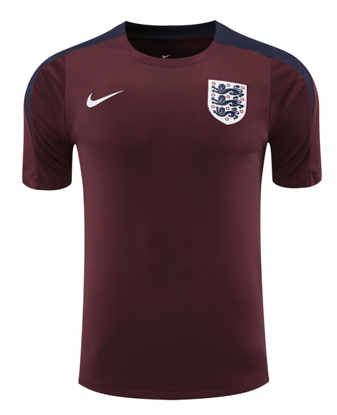 England 2024 Men's Bordeaux Training Shirt