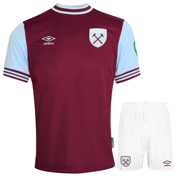 West Ham United 24/25 Kid's Home Shirt and Shorts