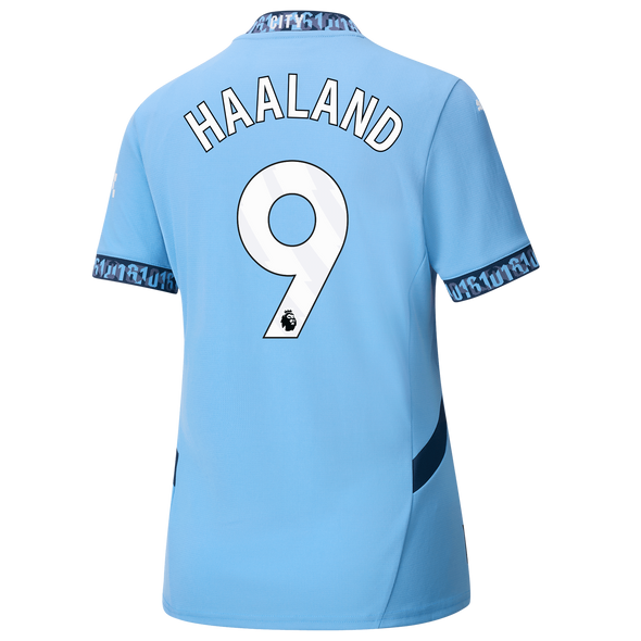HAALAND #9 Manchester City 24/25 Women's Home Shirt - PL Font