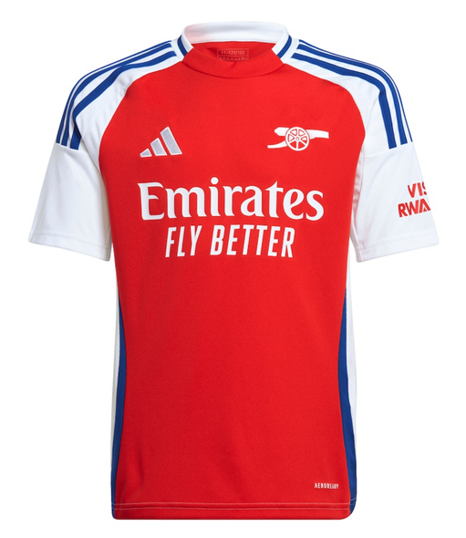 SAKA #7 Arsenal 24/25 Kid's Home Shirt and Shorts - PL Font