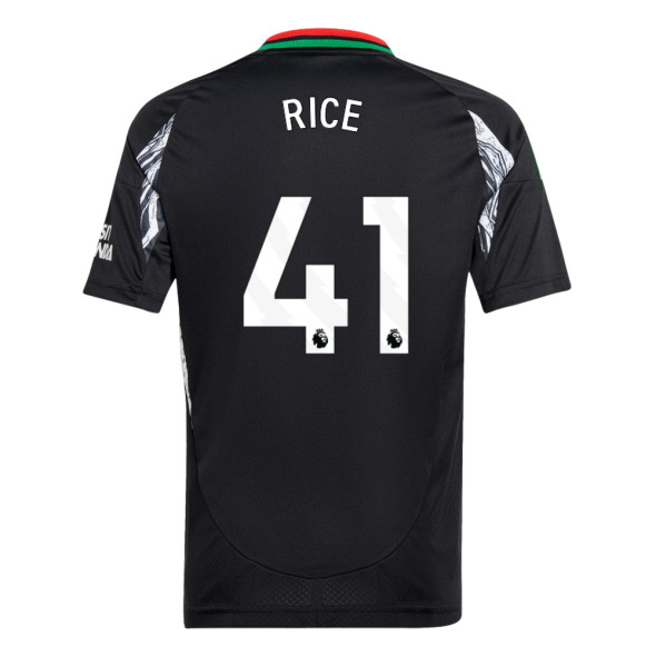 RICE #41 Arsenal 24/25 Kid's Away Shirt and Shorts - PL Font