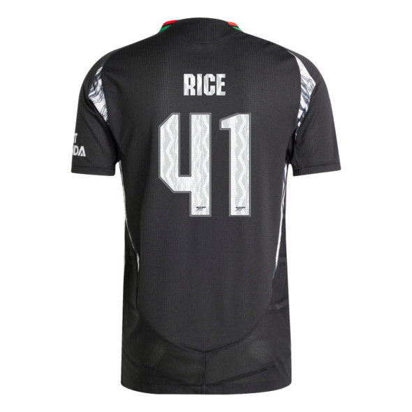 RICE #41 Arsenal 24/25 Authentic Men's Away Shirt - Arsenal Font