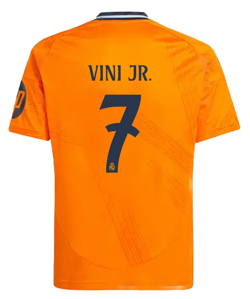 VINI JR #7 Real Madrid 24/25 Kid's Away Shirt and Shorts