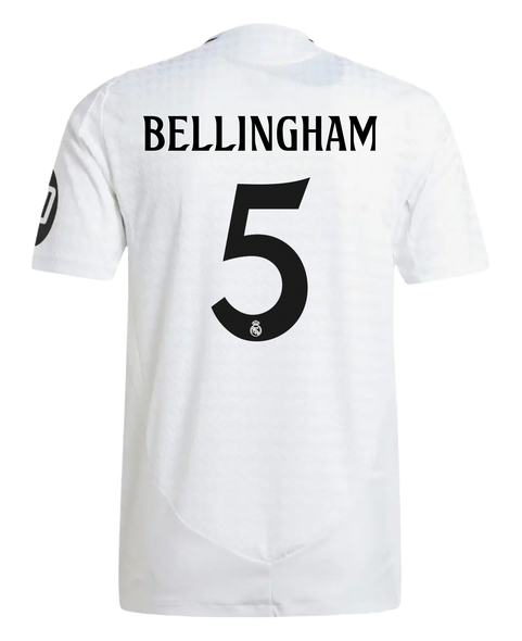 BELLINGHAM #5 Real Madrid 24/25 Authentic Men's Home Shirt