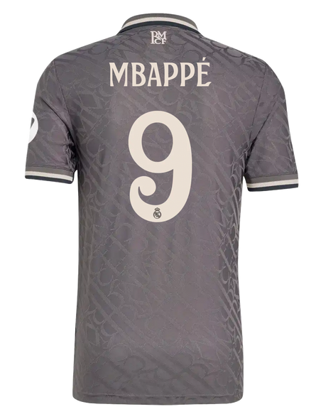 MBAPPÉ #9 Real Madrid 24/25 Authentic Men's Third Shirt