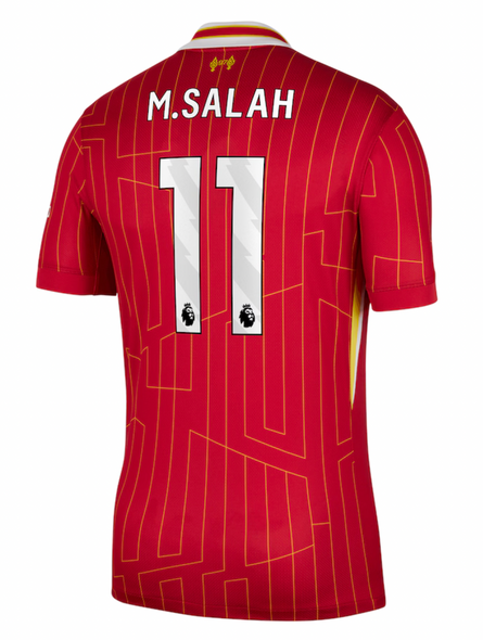 M.SALAH #11 Liverpool 24/25 Stadium Men's Home Shirt - PL Font