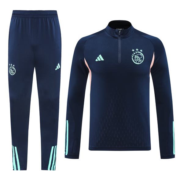 Ajax 24/25 Men's Navy Long Zip Tracksuit