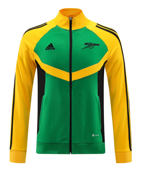 Arsenal 24/25 Men's Green-Yellow Long Zip Jacket