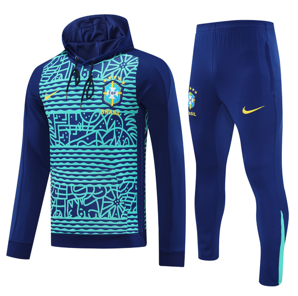 Brazil 24/25 Men's Pre-Match Hoodie Tracksuit