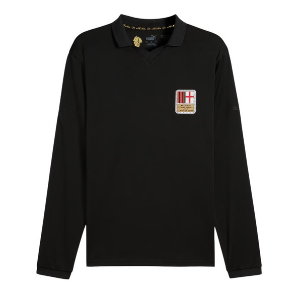 AC Milan Men's 125th Black Anniversary Long Sleeve Shirt