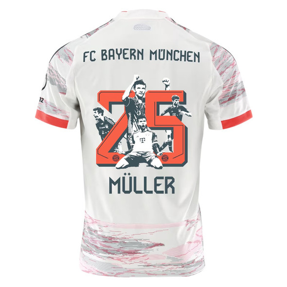 #25 MÜLLER Bayern Munich 25/26 Stadium Men's Away Shirt - Special Edition