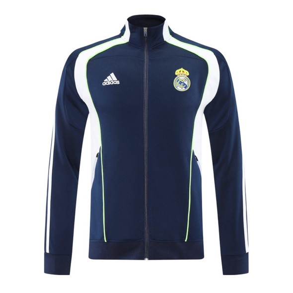 Real Madrid 25/26 Men's Navy-White Long Zip Jacket