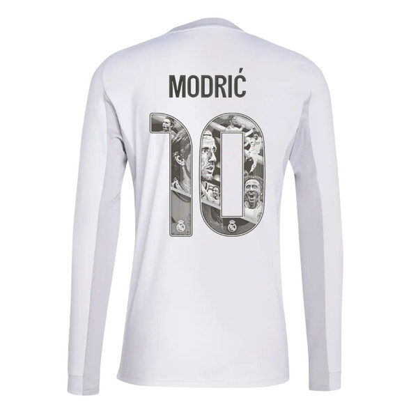 #10 MODRIĆ Real Madrid 25/26 Men's Home Long Sleeve Shirt - Special Edition