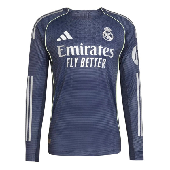 MBAPPÉ #10 Real Madrid 25/26 Authentic Men's Away Long Sleeve Shirt