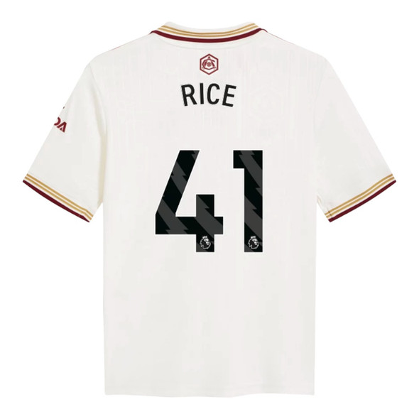 RICE #41 Arsenal 25/26 Stadium Men's Third Shirt - PL Font