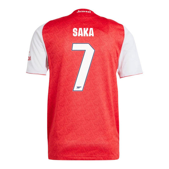 SAKA #7 Arsenal 25/26 Authentic Men's Home Shirt - Arsenal Font
