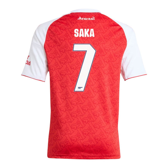 SAKA #7 Arsenal 25/26 Kid's Home Mini-Kit - Arsenal Font